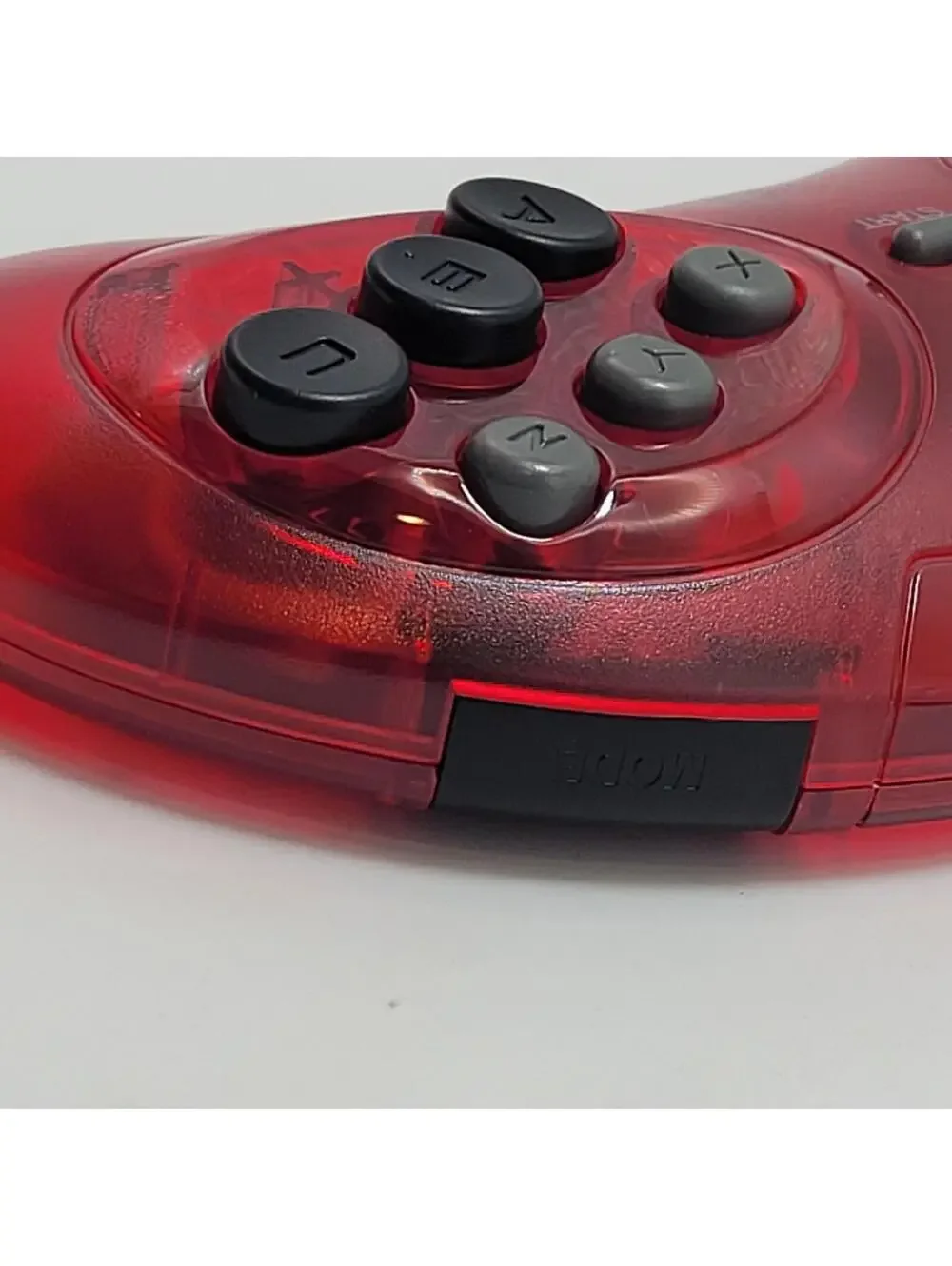 Retro-Bit Official Sega Genesis 6-Button Controller Pad for Sega Genesis - Red